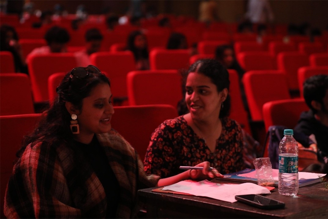 Preene Dias judging a western vocal competition